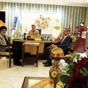 الرسام صالح رضا يحل ضيفاً عزيزاً في رحاب كلية الفنون الجميلة