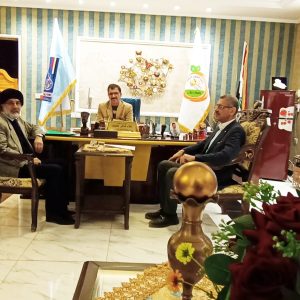 الرسام صالح رضا يحل ضيفاً عزيزاً في رحاب كلية الفنون الجميلة